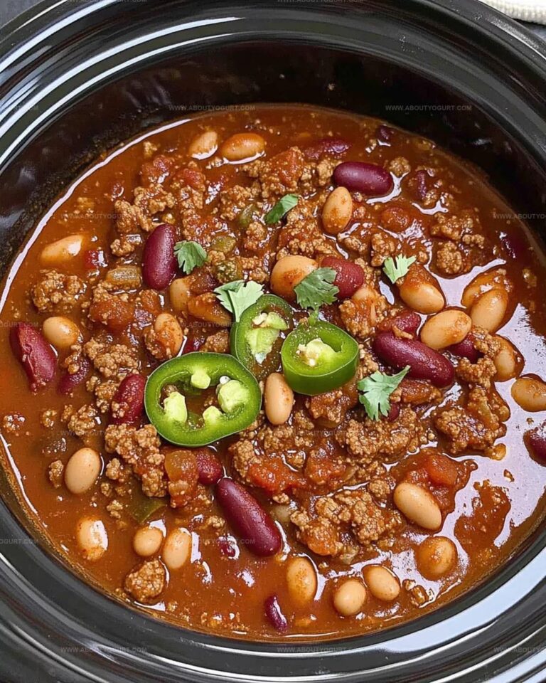 Easy Crockpot Chili Recipe