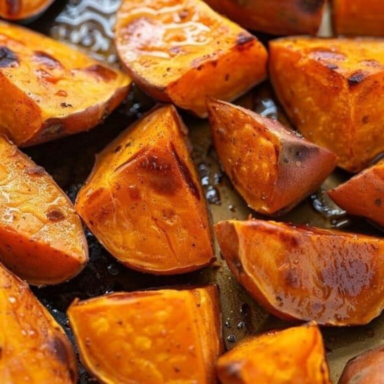 Cinnamon Maple Roasted Sweet Potatoes Recipe