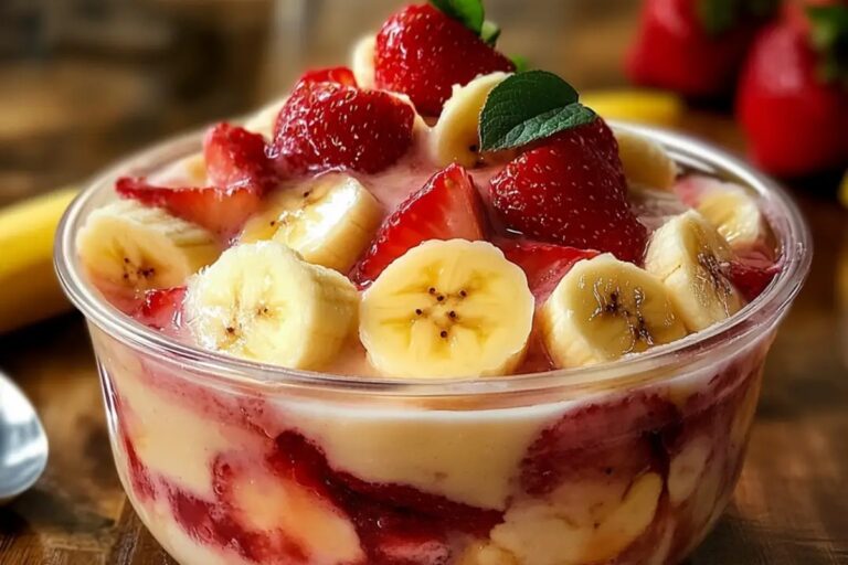 Strawberry Banana Pudding Recipe