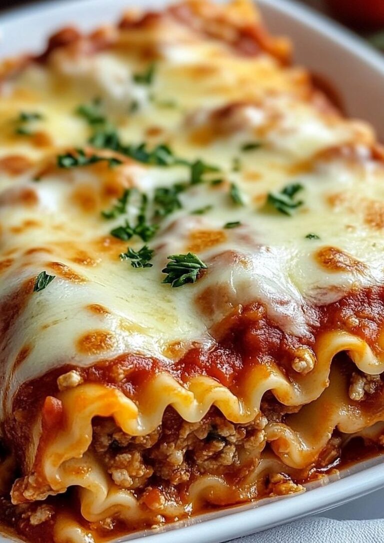 Cheesy Lasagna Roll-Ups Recipe