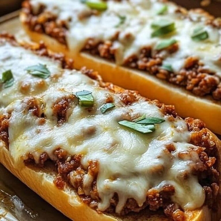 Garlic Toast Sloppy Joe Melts Recipe