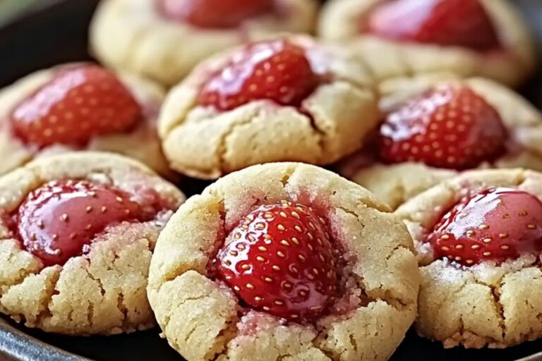 Strawberry Kiss Cookies Recipe
