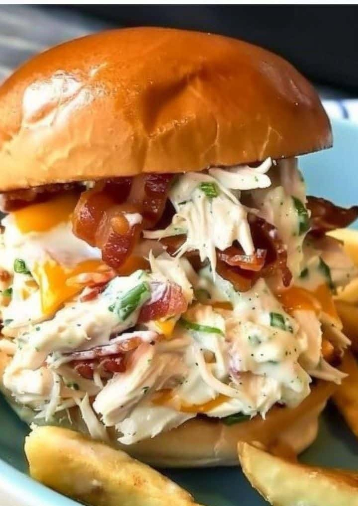 Slow Cooker Chicken Bacon Ranch Sandwiches Recipe