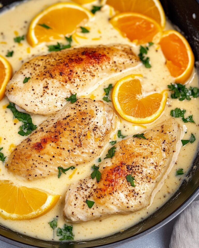 Creamy Lemon Pepper Skillet Chicken Recipe