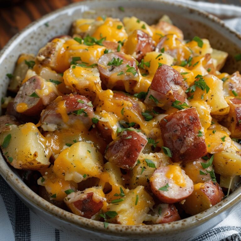 Cheesy Ranch Potatoes and Sausage Recipe