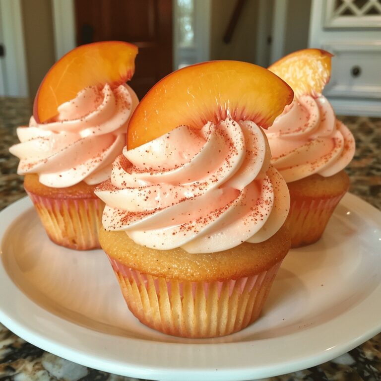 Peach Bellini Cupcakes Recipe
