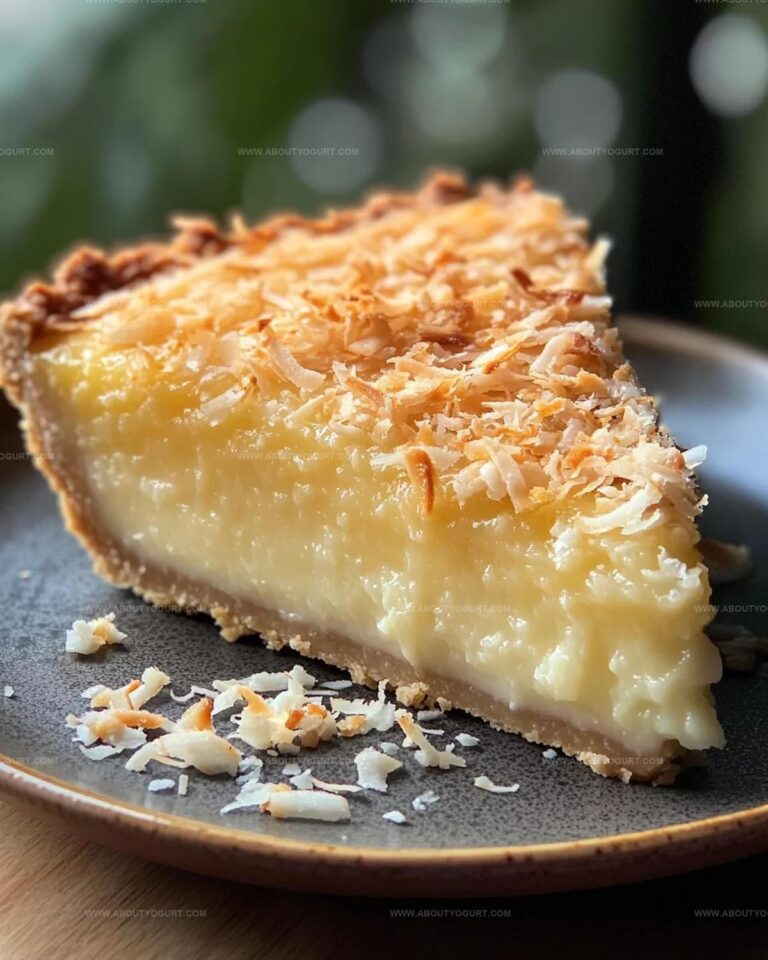 French Coconut Pie Recipe