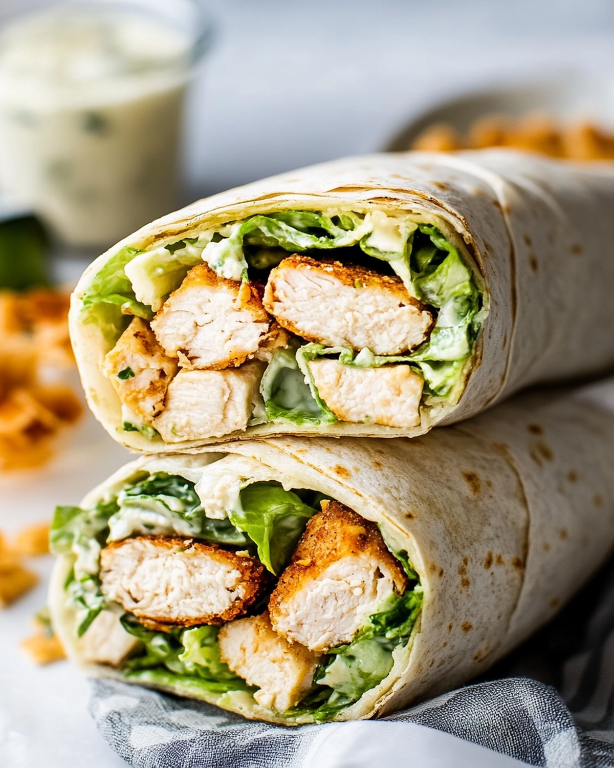 Chicken Caesar Wrap Recipe