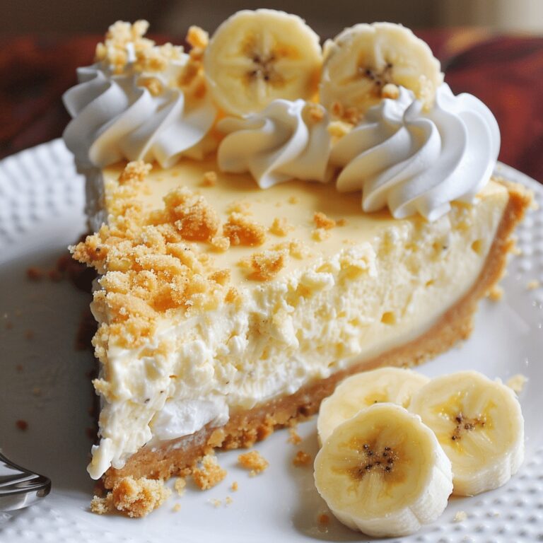 Banana Cream Cheesecake Recipe