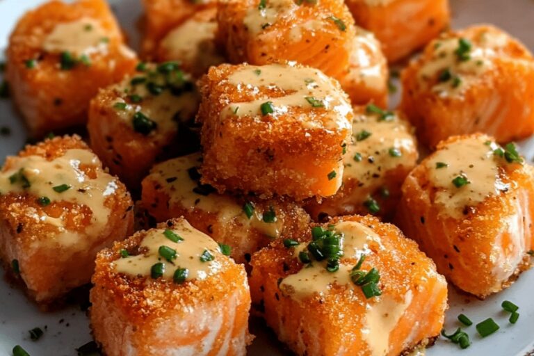 Crispy Bang Bang Salmon Bites Recipe