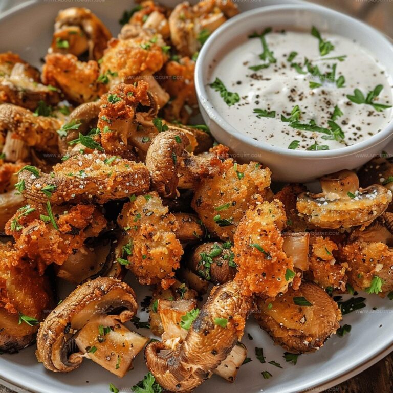 Fried Sliced Mushrooms with Ranch Recipe