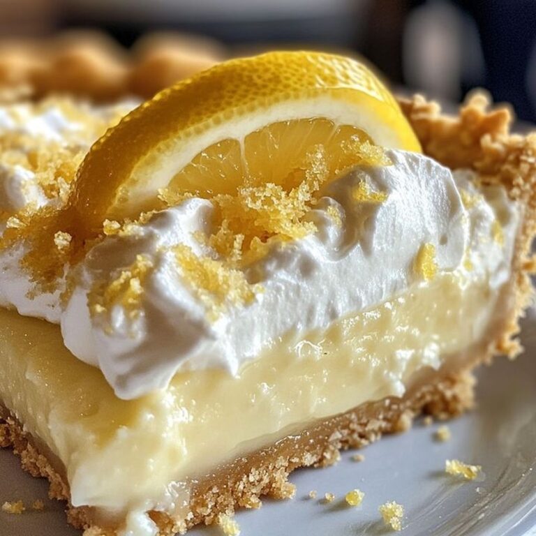Creamy Lemon Pie Recipe