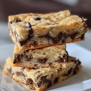 Lazy Chocolate Chip Cookie Bars Recipe