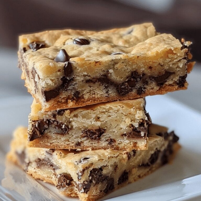 Lazy Chocolate Chip Cookie Bars Recipe