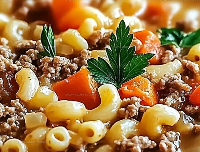 Cooking Instructions for Cheeseburger Mac Soup