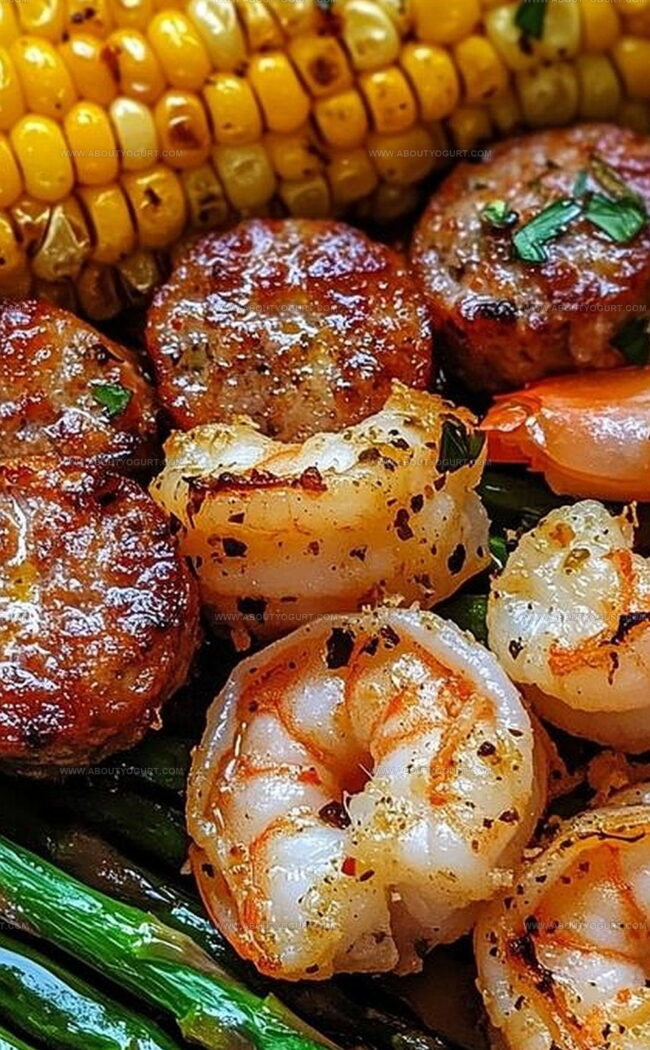 Tips for Shrimp, Corn, Asparagus & Garlic Herb Sausage Foil Pack