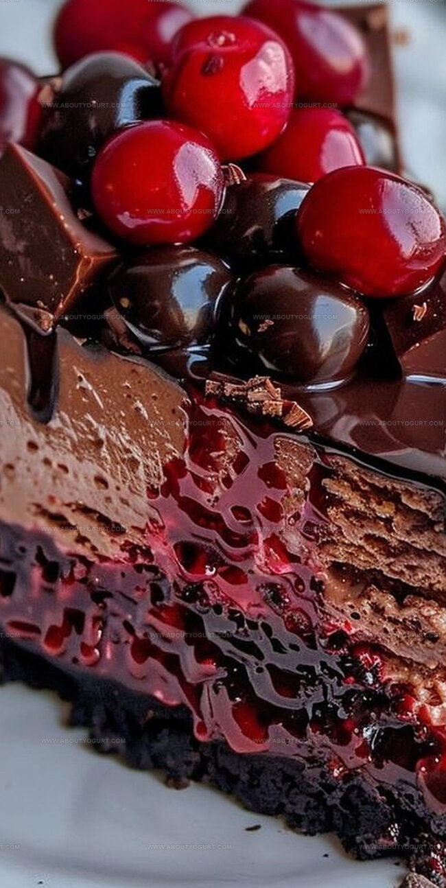 Reasons to Crave Dark Chocolate Cherry Cheesecake
