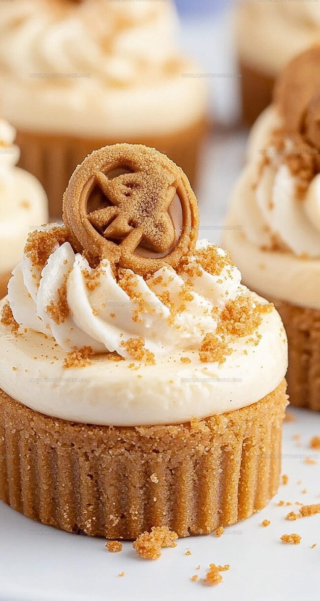 Why Mini Biscoff Cheesecakes Are Hard To Resist