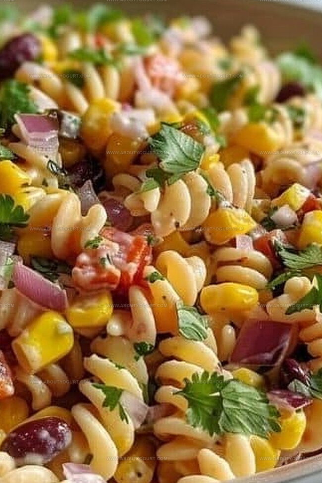 What Makes Mexican Street Corn Pasta Salad So Popular