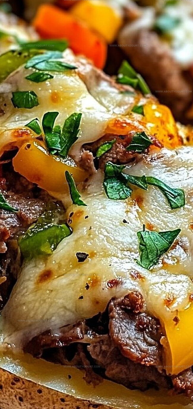 Why Philly Cheesesteak Baked Potato Is A Hearty Favorite