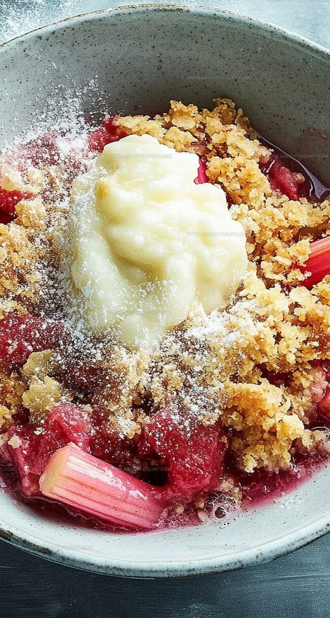 Why People Crave Rhubarb & Ginger Crumble