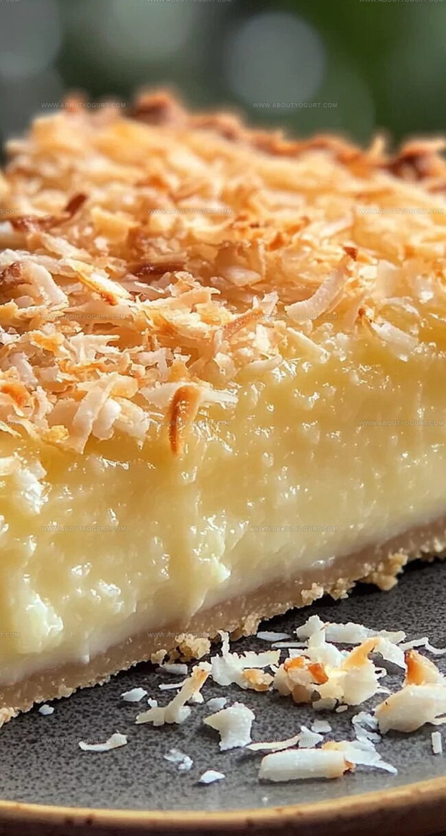 All The Reasons For French Coconut Pie