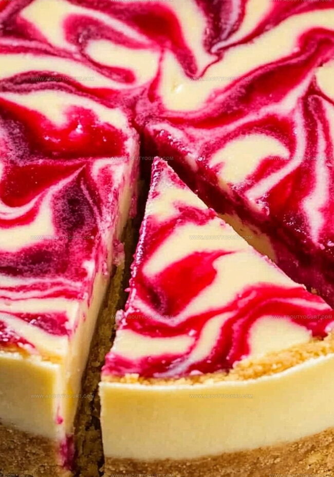 How To Bake Raspberry Swirl Lemon Cheesecake