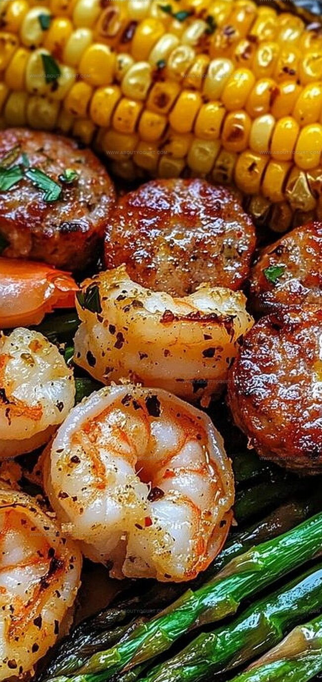 Why Shrimp, Corn, Asparagus & Garlic Herb Sausage Foil Pack Is a Crowd-Pleaser