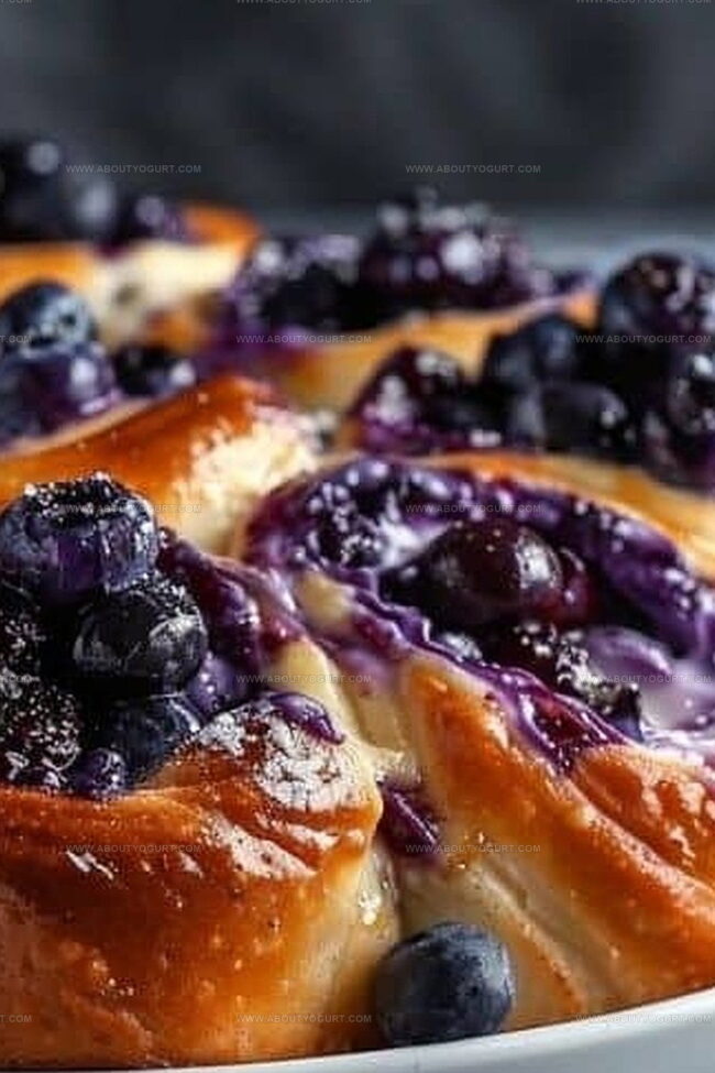 Reasons to Try Sourdough Brioche Blueberry Cheesecake Rolls