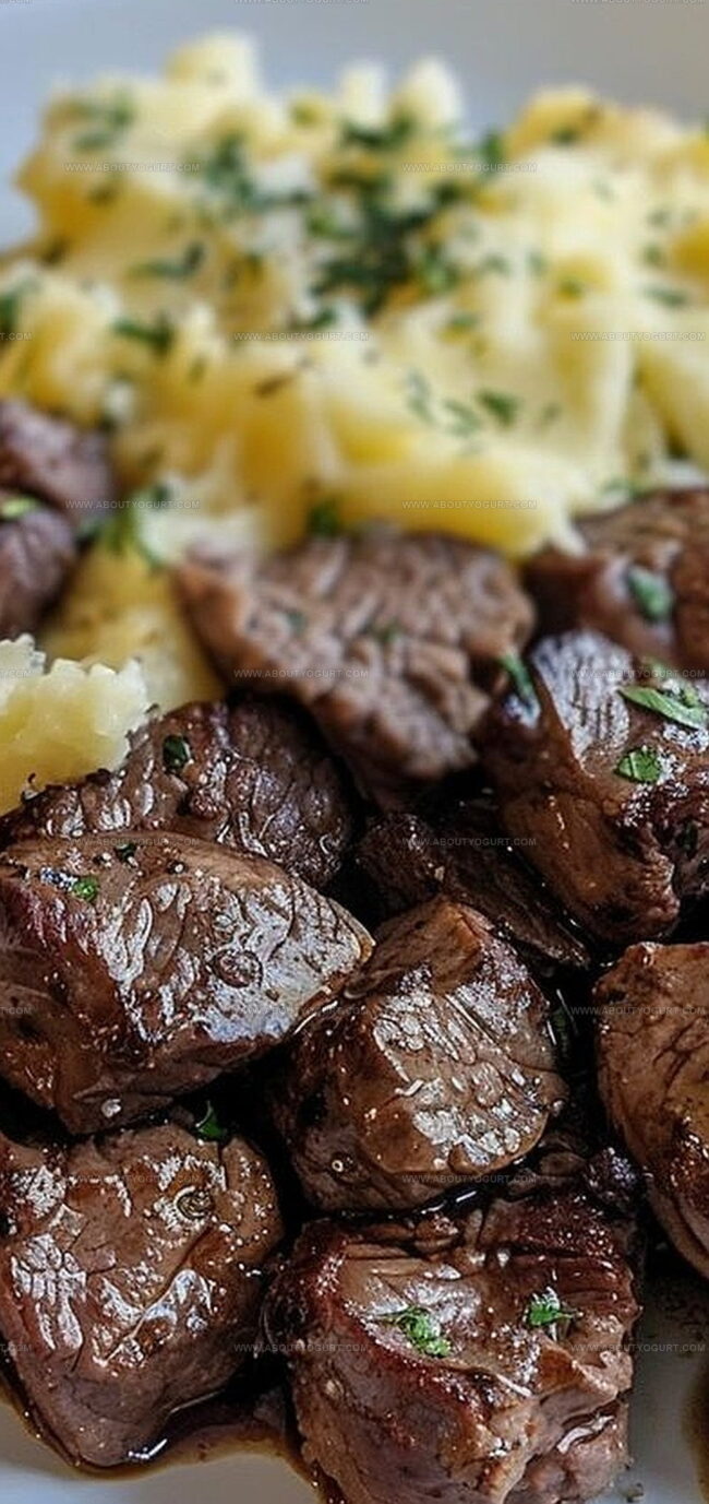 Why Garlic Butter Steak Bites And Mash Are An Easy Dinner Option