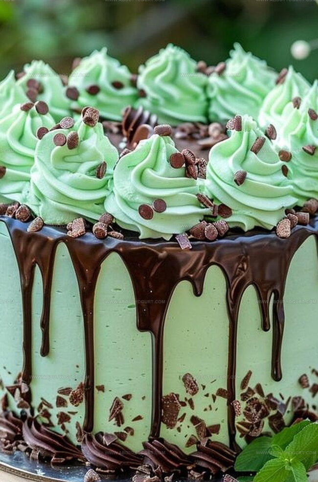 Pro Tips For The Perfect Tall Multi-Layered Mint Chocolate Fudge Cheesecake Cake