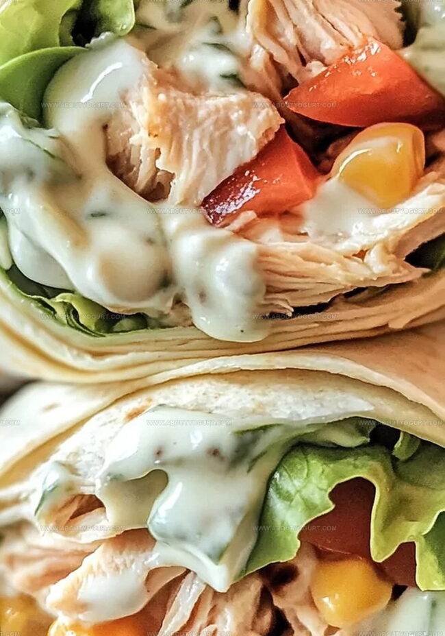 Making Rotisserie Chicken Wraps Step By Step