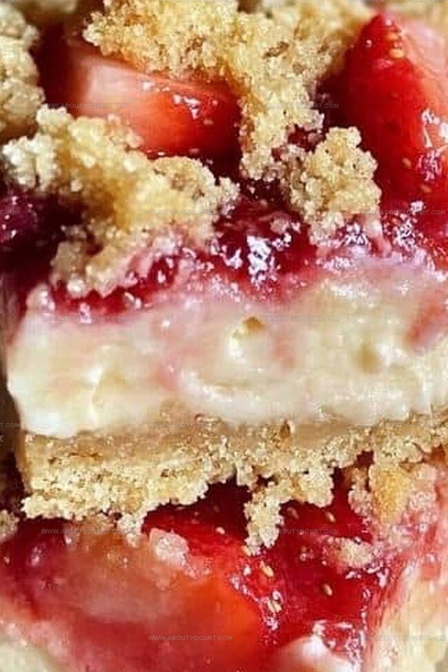 Why Strawberry Crumble Cheesecake Bars Are a Delight