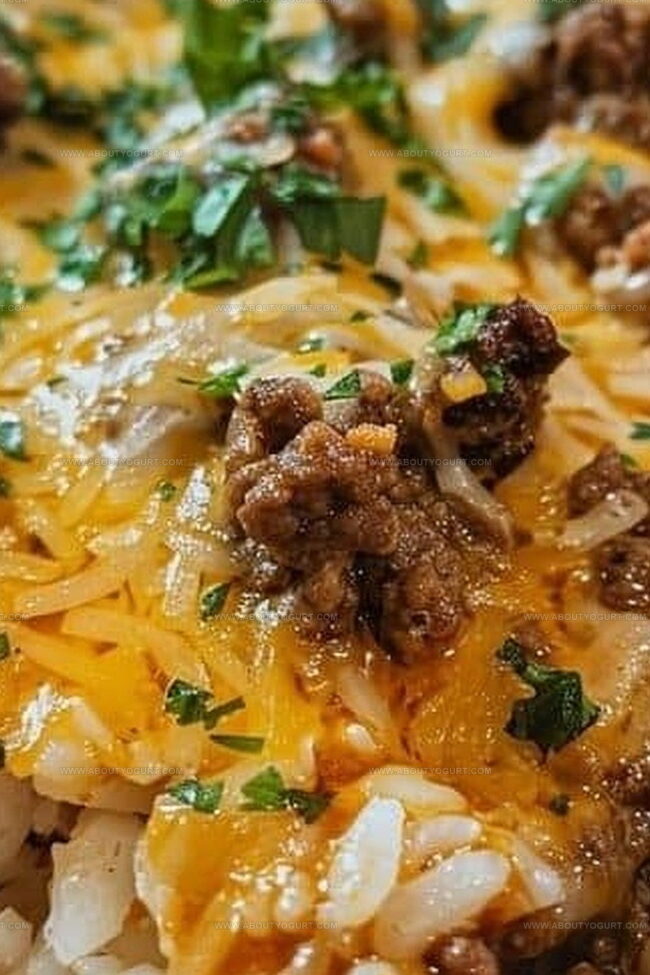 Why Cheesy Ground Beef and Rice Casserole Is Comfort Food at Its Best