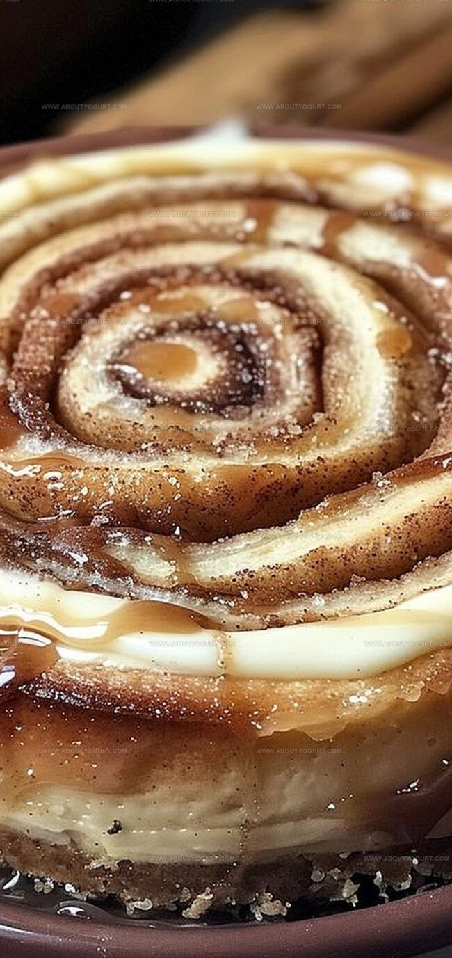 The Sweet Sensation Of Cinnamon Roll Honeybun Cheesecake