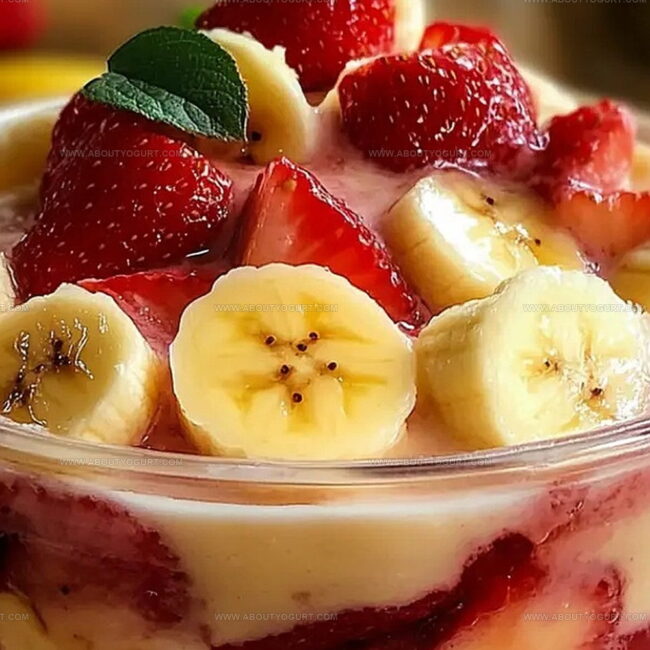 Strawberry Banana Pudding - Sweet, Creamy, and Nostalgic
