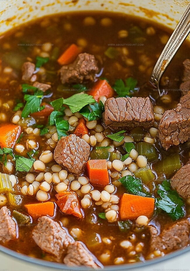 How To Make Beef Barley Soup From Scratch