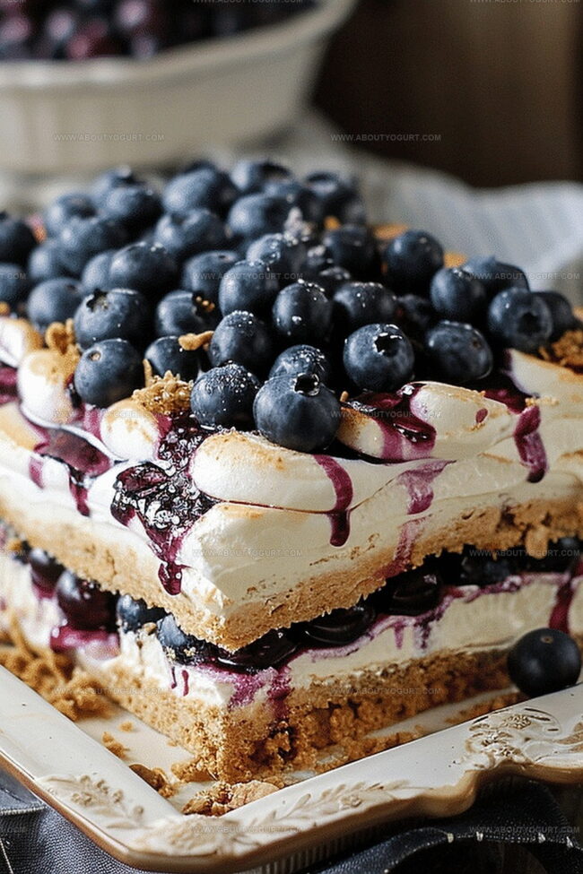 Why Blueberry Shortbread Icebox Cake Is So Refreshing