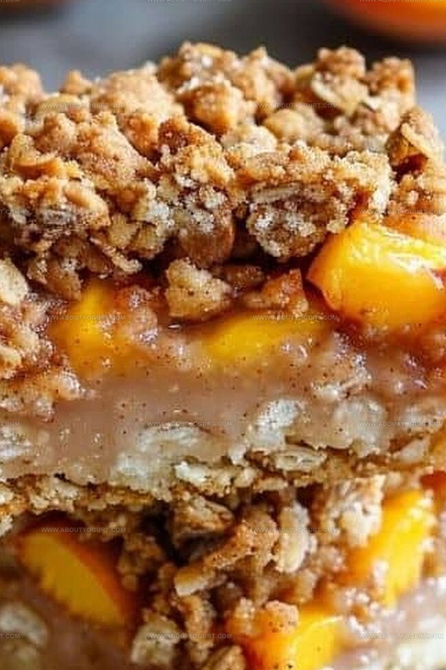Why Cinnamon Peach Crumble Bars Are Perfect for Any Occasion