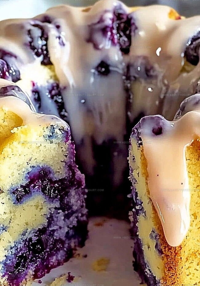 How To Bake Lemon Blueberry Pound Cake