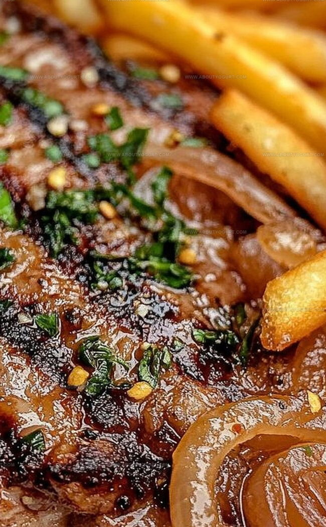 Pro Tips For Ribeye Steak With French Onions And French Fries
