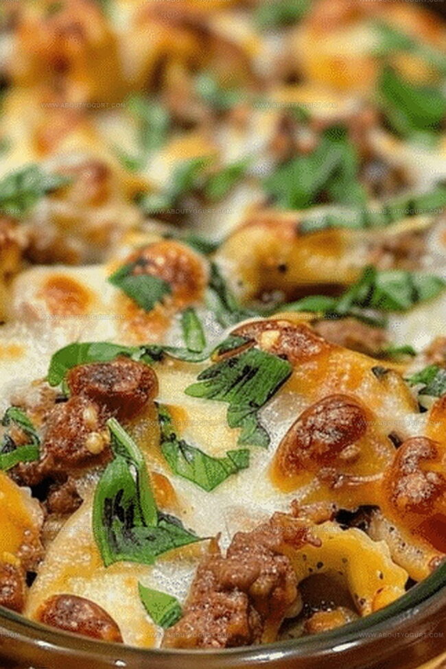 Why You'll Love Beef and Cheese Tortellini Bake