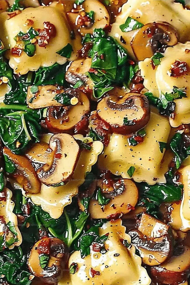 Why Mushroom Ravioli with Spinach Is a Comforting Classic