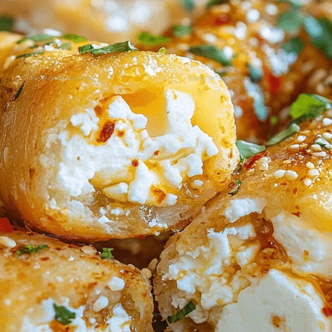 Why Oven Fried Feta Rolls with Chili Honey Are Irresistible