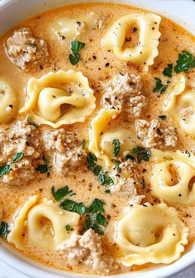 How To Make Creamy Tortellini Soup From Scratch