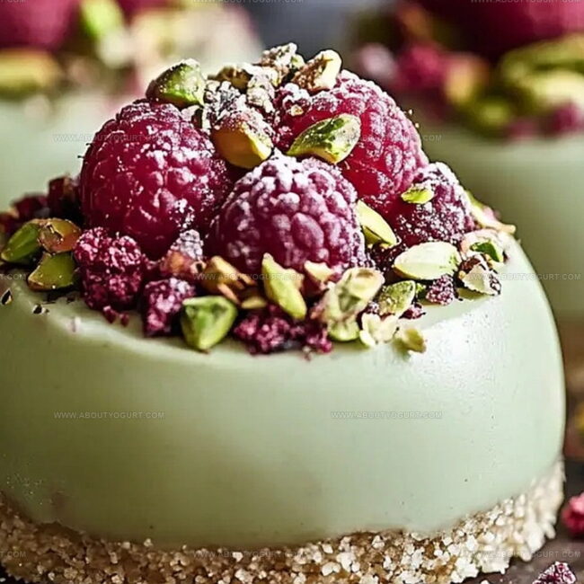Why Pistachio & Raspberry Cheesecake Domes Are an Elegant Treat