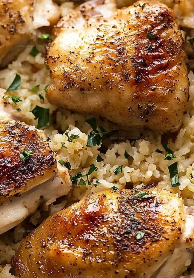 Simple Steps For Oven-Baked Chicken And Rice