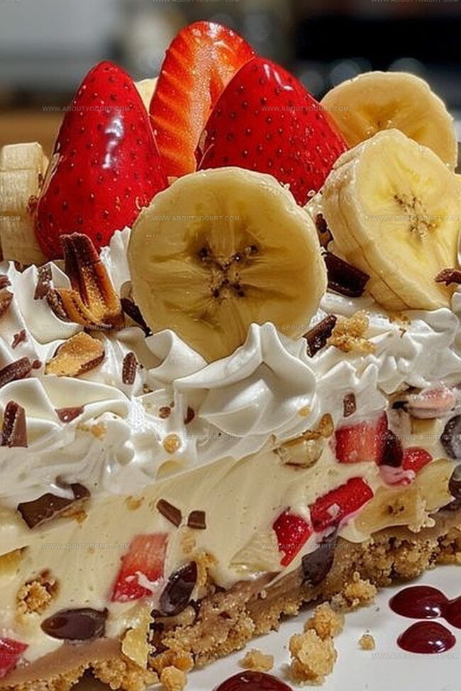 Why No-Bake Banana Split Cheesecake Is So Easy and Delicious