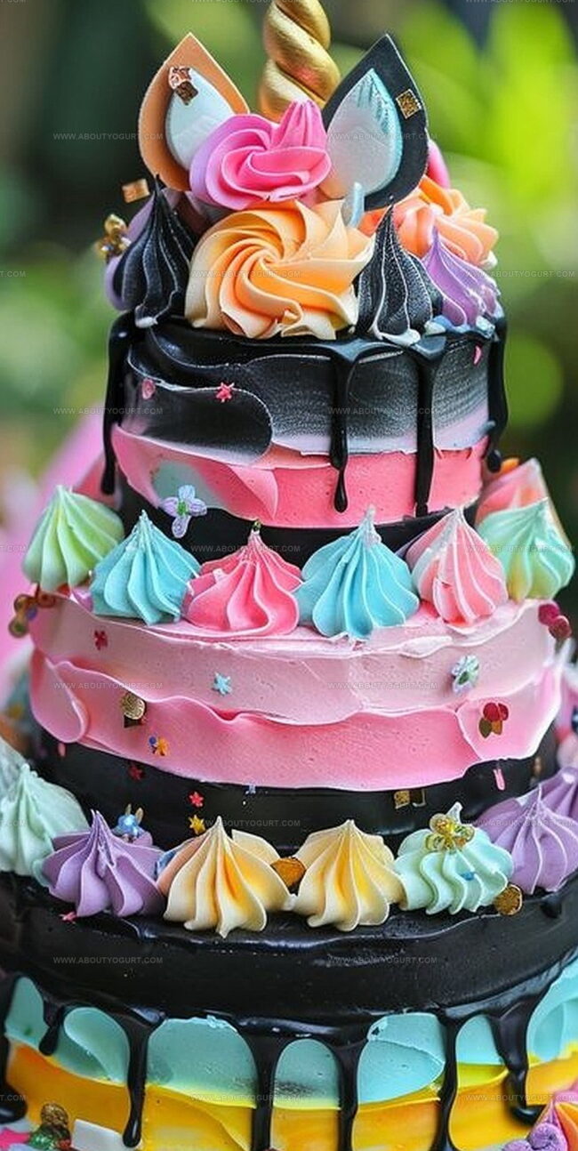 Giant Unicorn Ice Cake Spectacle