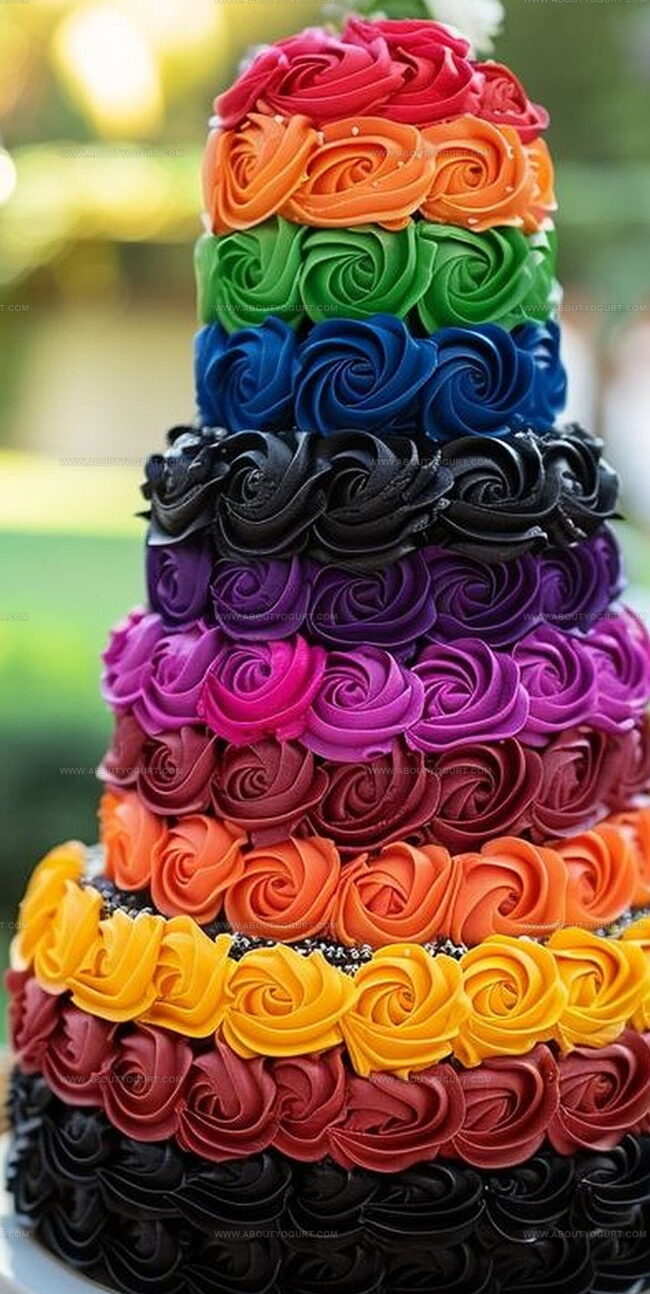 Luxurious Rainbow Velvet Cake Magic